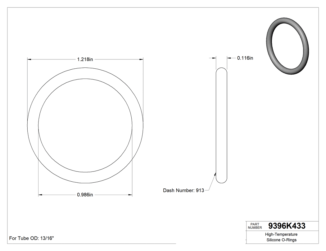 Technical drawing - 9396K433